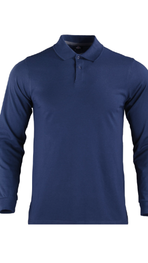 Polera Piqué Hombre Manga Larga