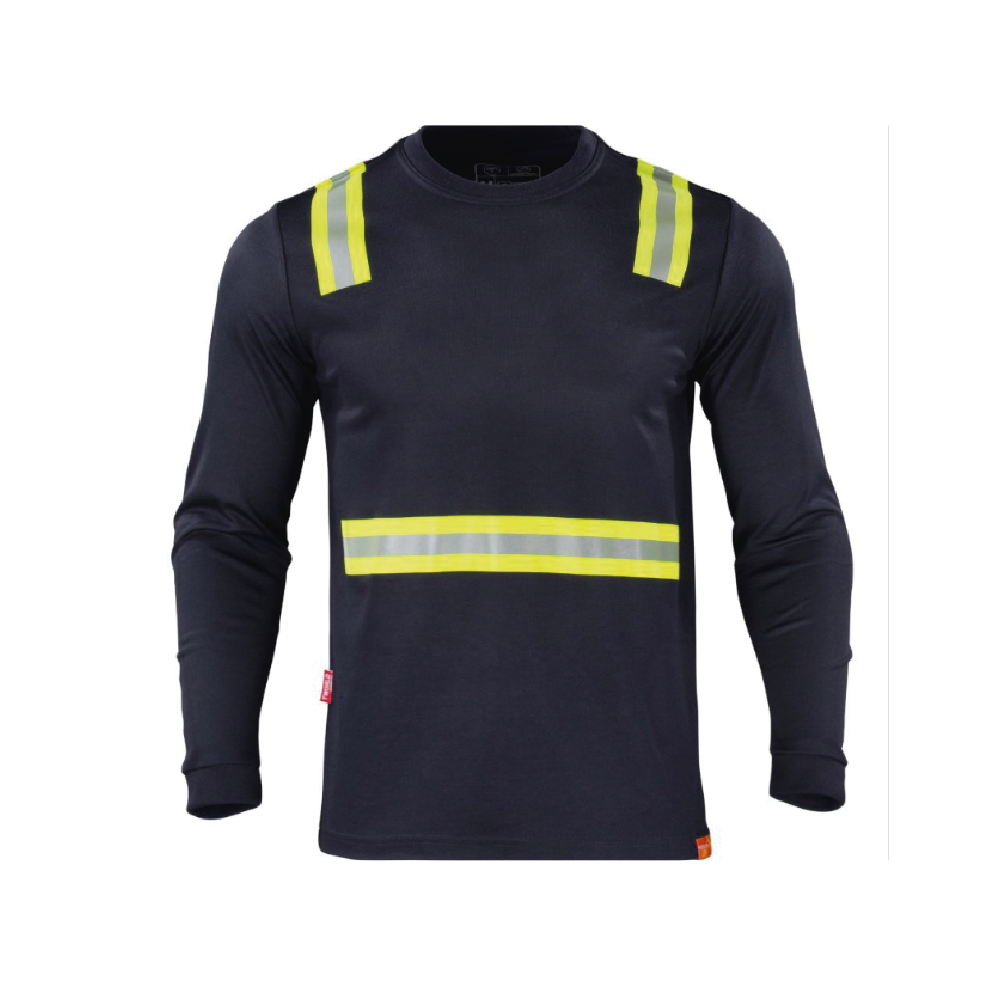 POLERA HIBRIDA DUAL HI VIS HOMBRE MANGA LARGA