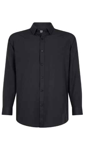 Camisa Oxford Negro